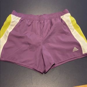 Adidas purple shorts